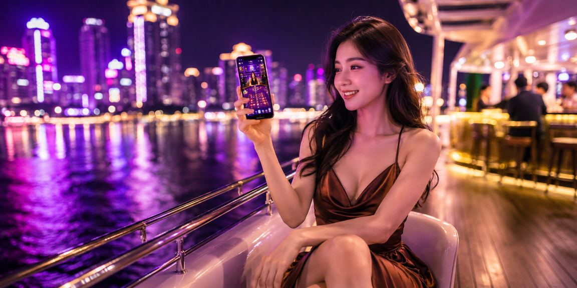 Người dùng chơi casino trên điện thoại cạnh ly cà phê tại Nha Trang